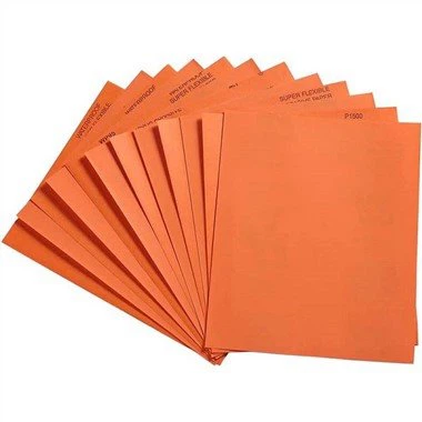 Våttorrt bilsandpapper